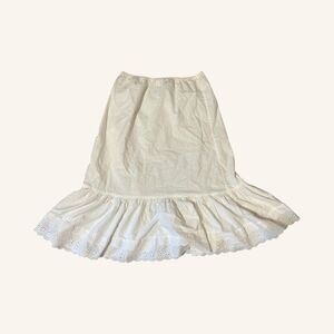 Pleasant Company American Girl White Cotton Petticoat – Vintage 90s Made in USA